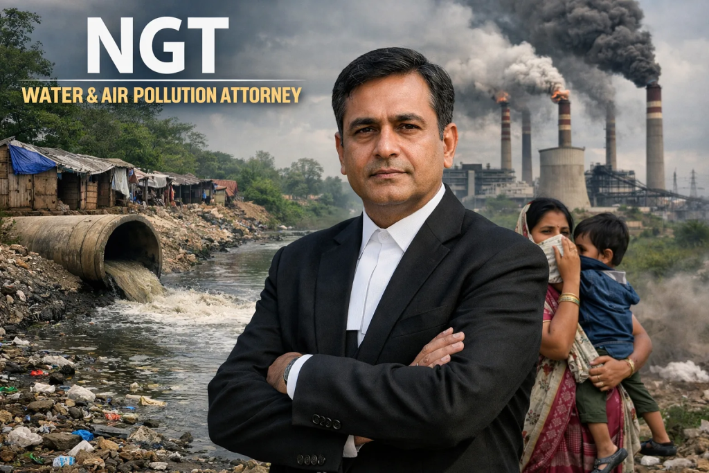 When Water and Air Pollution Become Legal Issues, How an NGT Water & Air Pollution Attorney Can Help